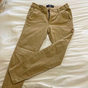 Hollister stretchy chino pants